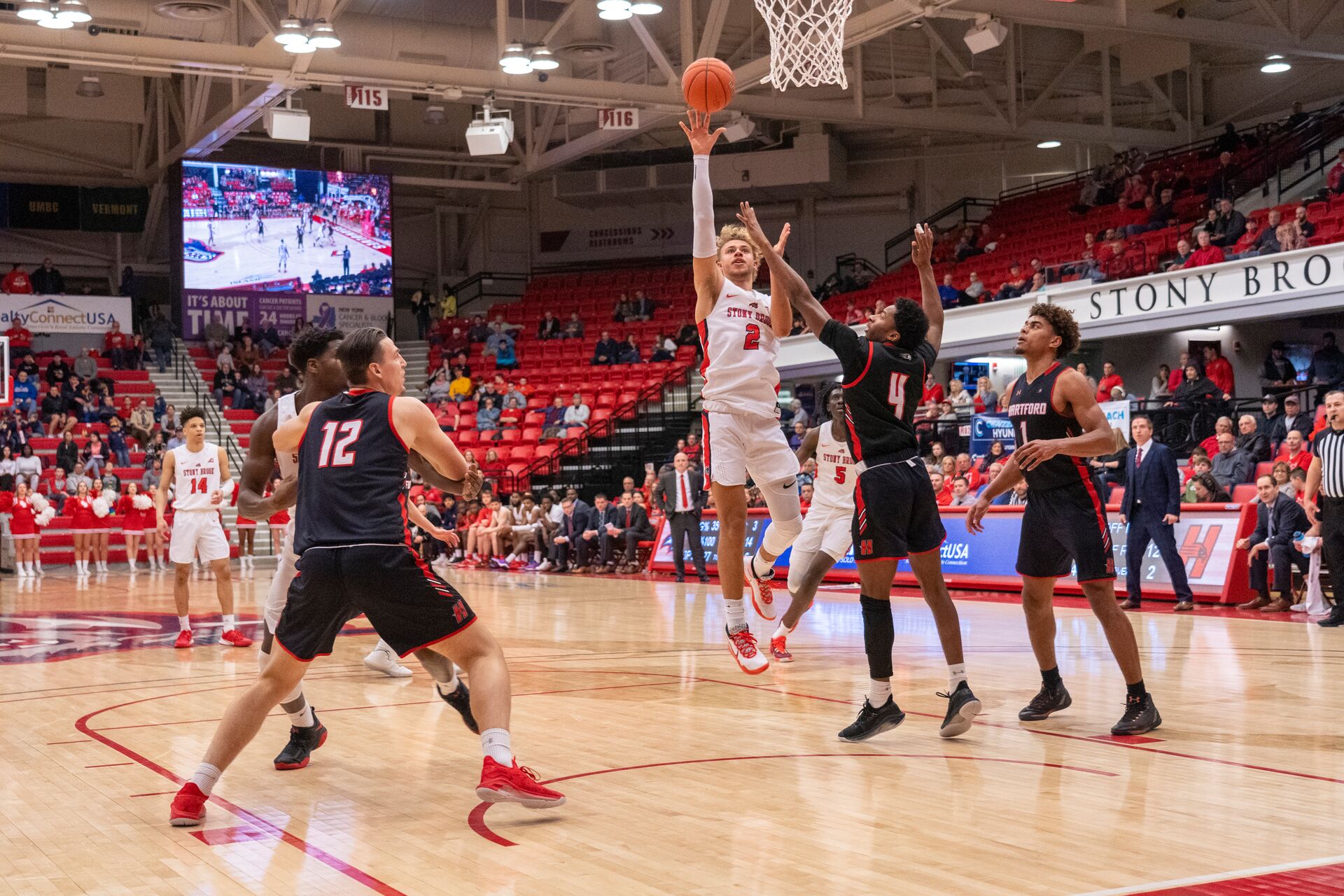 Stony Brook Sports Arena Basketball Game