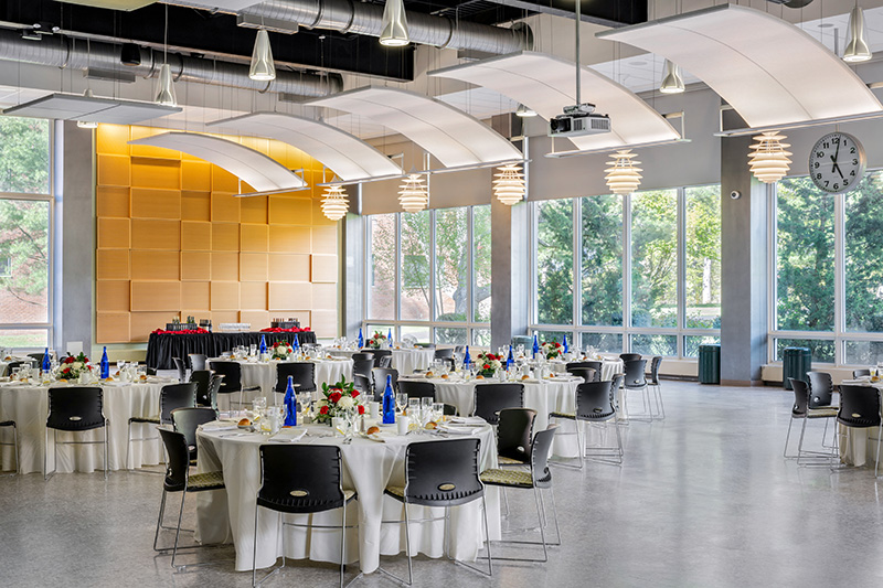 Bauman Center Reception Area Image Side View 