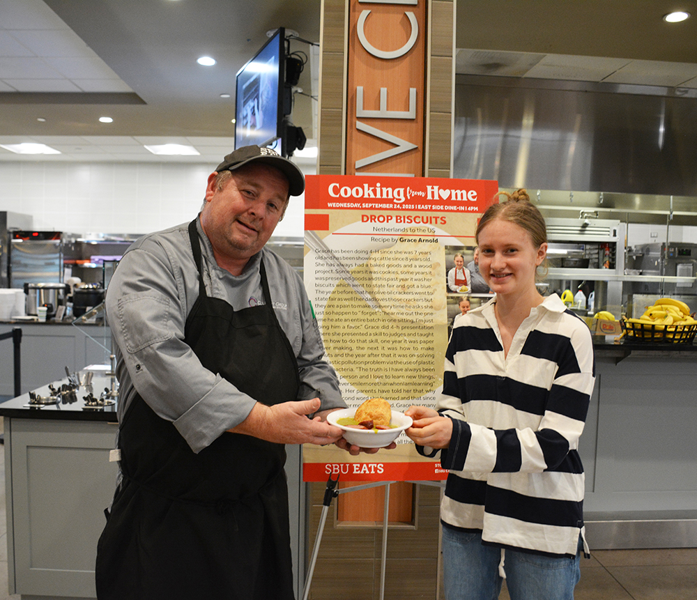 Chef Kevin with Grace