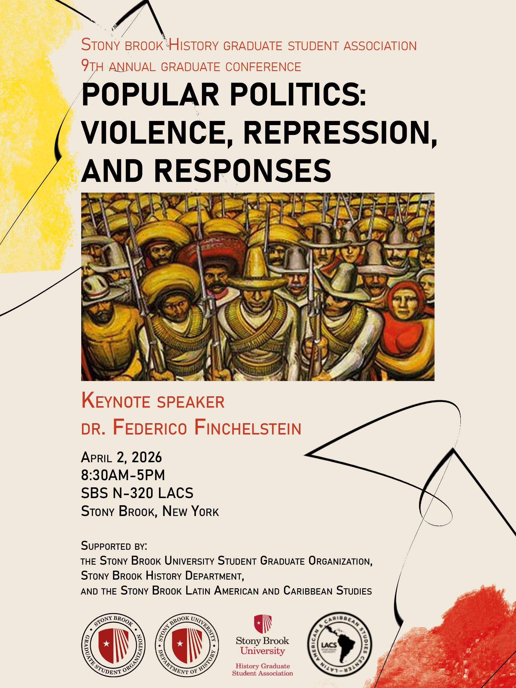 Ninth annual history graduate student association conference poster