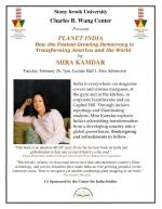 Planet India by Mira Kamdar Flyer 2008 Planet India by Mira Kamdar Flyer 2008 Thumbnail