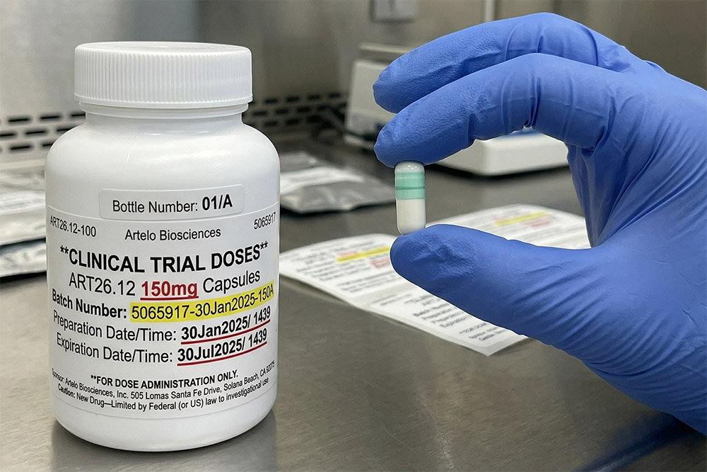 Sample bottle of ART26.12