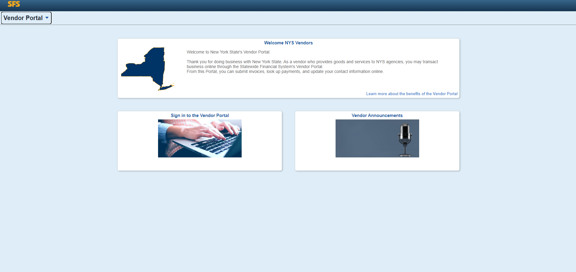 NYC Vendor Portal Link