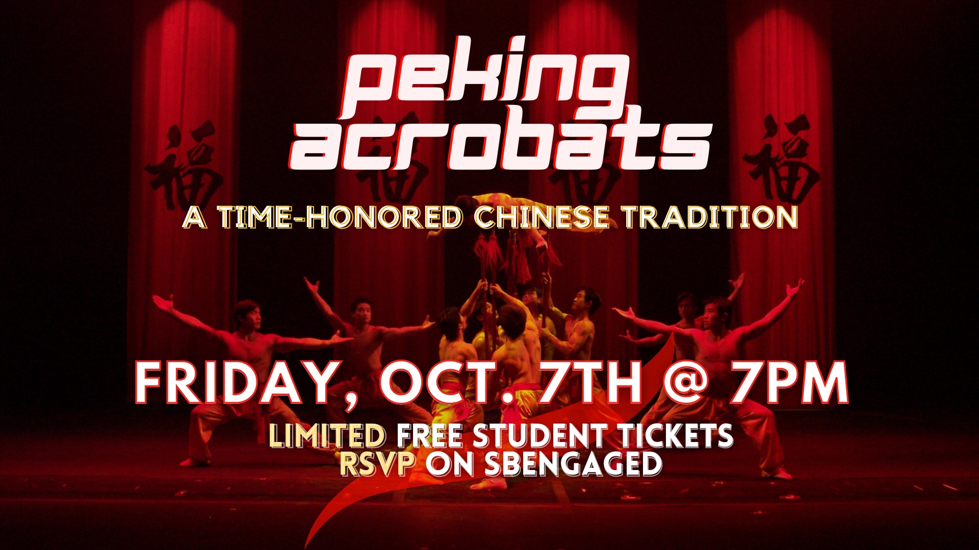 Peking Acrobats LIMITED FREE STUDENT TICKETS